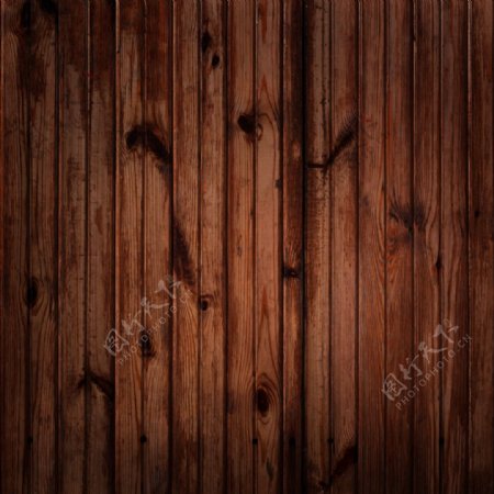 红褐色木纹木板高清摄影图片
