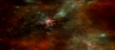 模拟星系团形成Formationofgalaxyclustersimulation高清视频素材