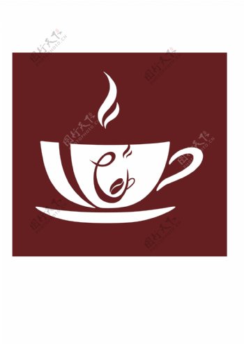 咖啡辅助图形logo