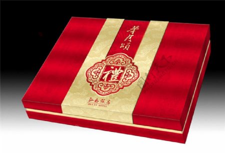 中秋月饼包装盒设计素材图片
