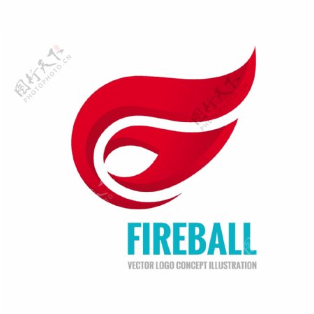 火焰火炬logo素材