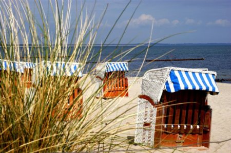 海边休息的小屋