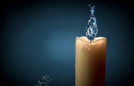 水滴蜡烛