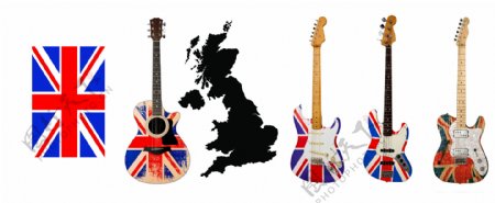 英国特色吉他图片