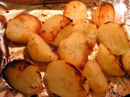 烧烤的土豆