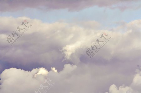 空中云层摄影图片
