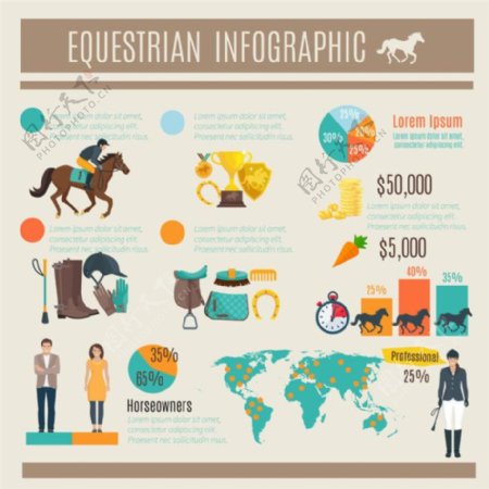 全球骑马人物图片