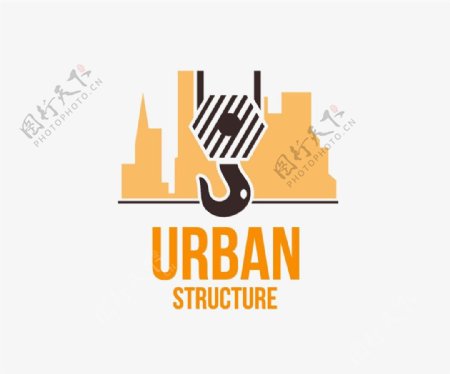 吊车和城市logo图片
