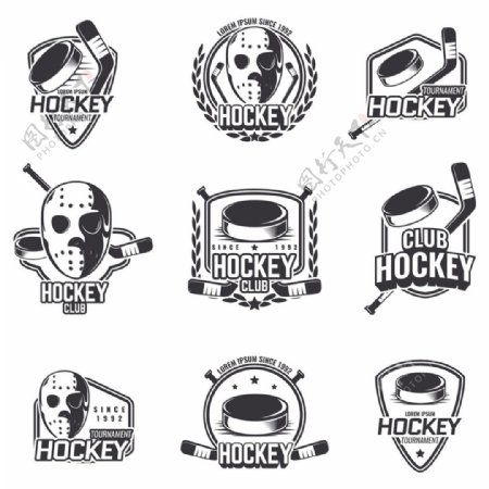 冰球logo设计图片
