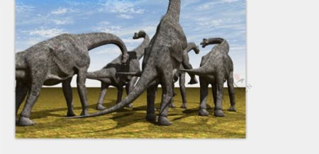 颈龙古生物恐龙
