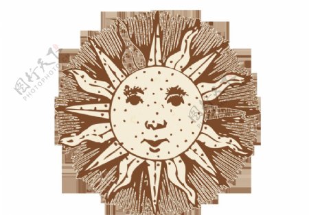高清创意太阳图标素材