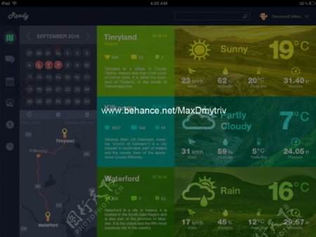 天气网站页面设计素材2