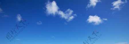 蓝天与白云图片