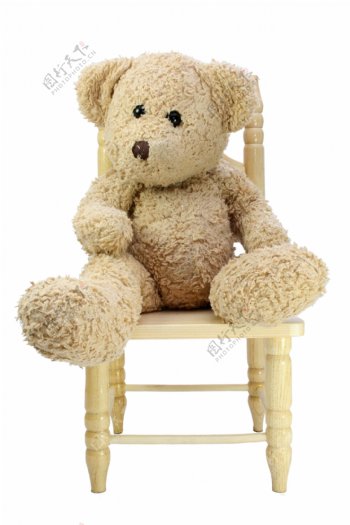 椅子上的泰迪熊