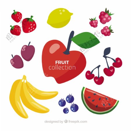 各种漂亮好吃的水果矢量设计素材