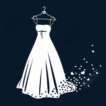 白色新娘礼服3