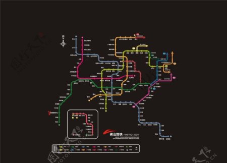 2016年佛山最新地铁图