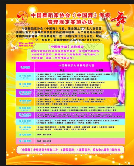 中国舞蹈海报管理规定