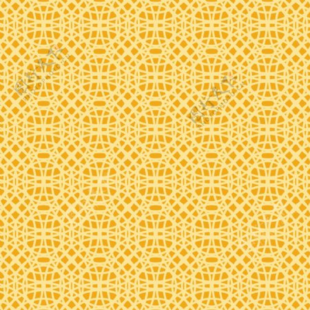 橙色背景的黄色圆圈图案