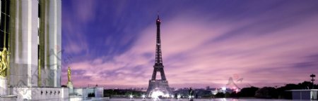 巴黎铁塔banner创意设计