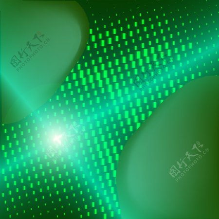 绿色背景荧光底纹模板