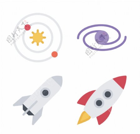 空间科学精美icon图标
