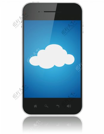 手机里的云朵图片