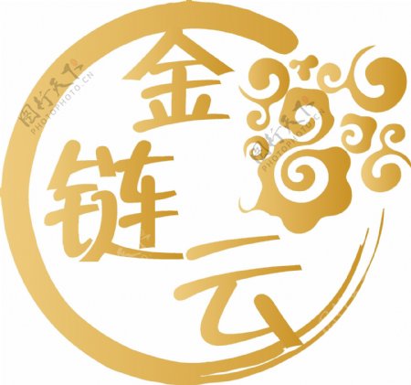 金链云祥云logo