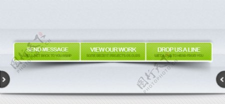 绿色独立按钮手机UI图标按钮素材下载