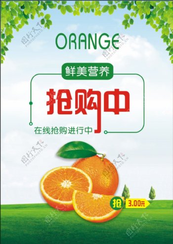 健康绿色橘子
