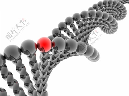 双螺旋DNA链图片