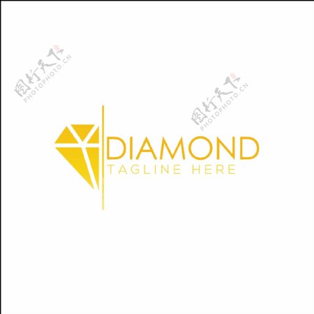 钻石标志设计矢量素材下载