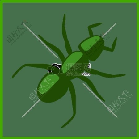 生态绿蚂蚁图标