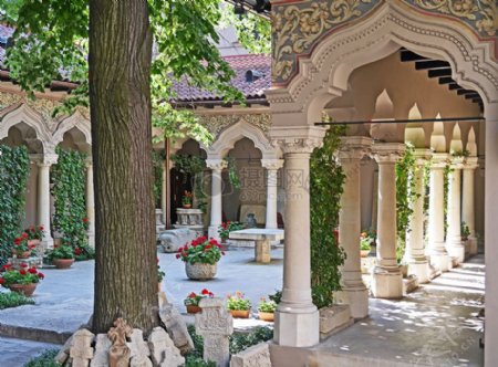 古典的西式庭院