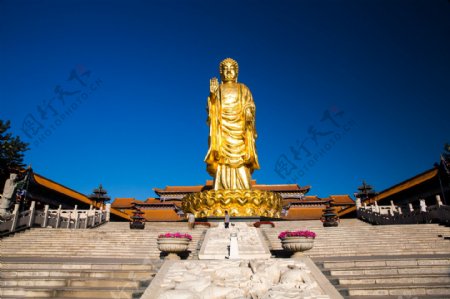 新疆红光山大佛寺风景