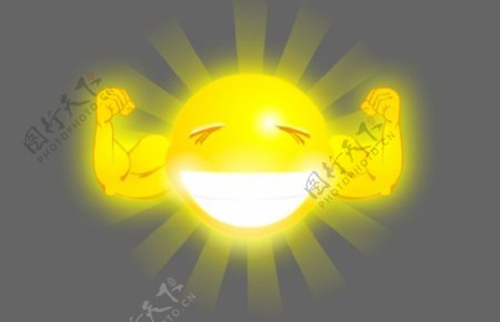 卡通大笑的太阳flash素材