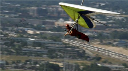 飞滑翔伞视频素材
