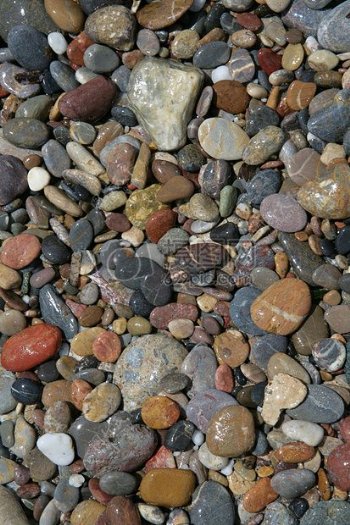 卵石石头海滩背景