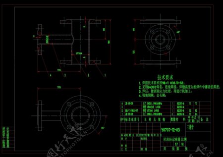离子交换器全图CAD机械图纸