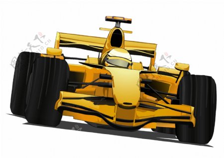 F1赛车四驱车设计矢量素材9