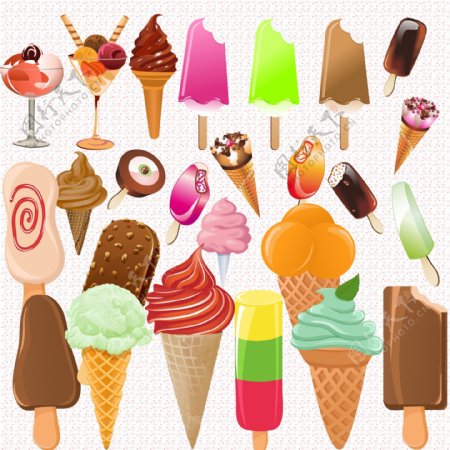 冰淇淋集图片