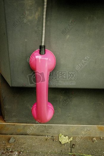 粉色的电话机