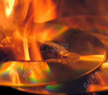 燃烧中的磁盘