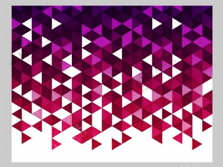 2017紫色创意三角形底纹元素H5背景