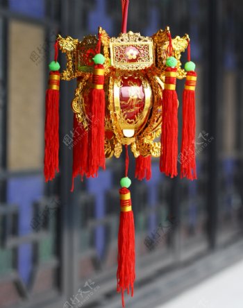 中式彩灯灯笼图片