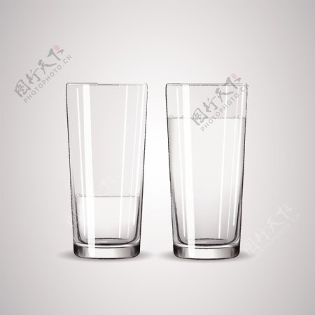 玻璃水杯图片
