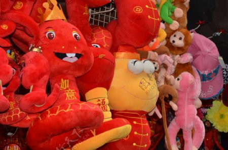 中国传统文化布玩偶图片