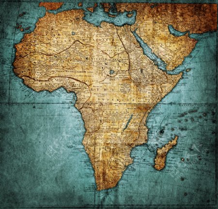 非洲国家地图图片