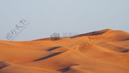 沙滩阳光沙漠丘陵沙丘