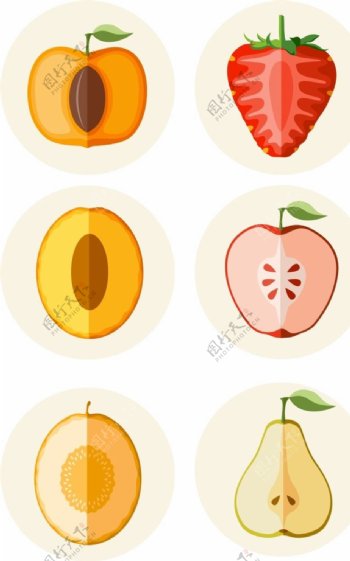 水果切片标签